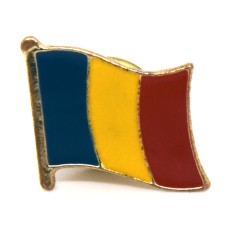Insignă cu pin steag tricolor Romania