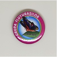Insignă personalizata rotunda 37mm