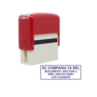 Ștampilă firmă 14x38mm